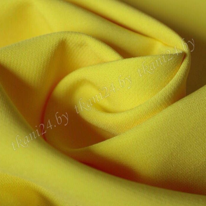Ткань барби желтая