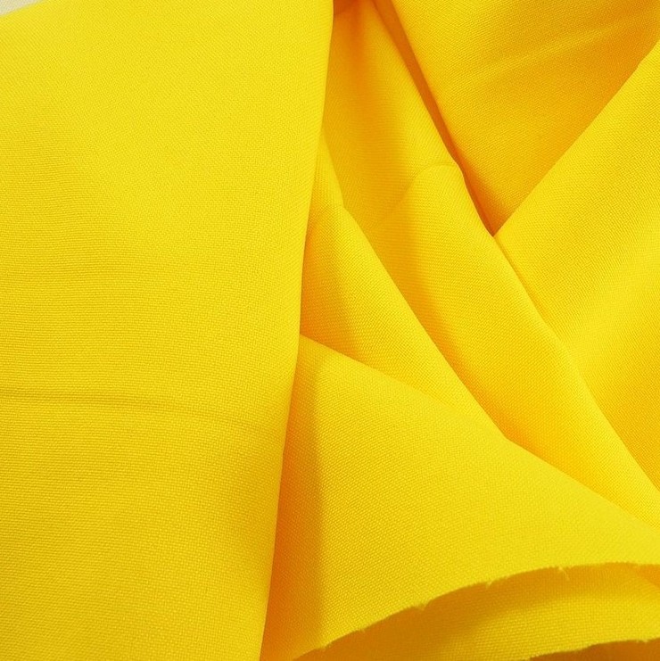 Ткань габардин желтый