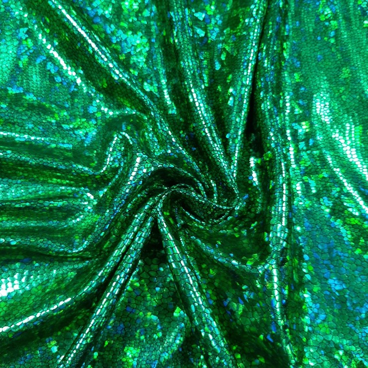 Голограмма диско зелёный